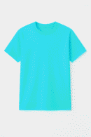 blue plain t shirt