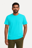 blue plain t shirt online
