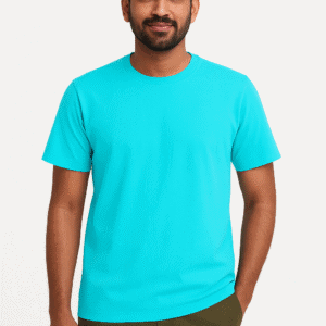 blue plain t shirt online