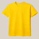 yellow plain t shirt by shoplur