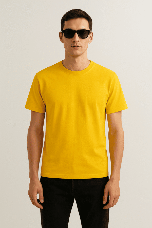 buy plain yellow t shirt
